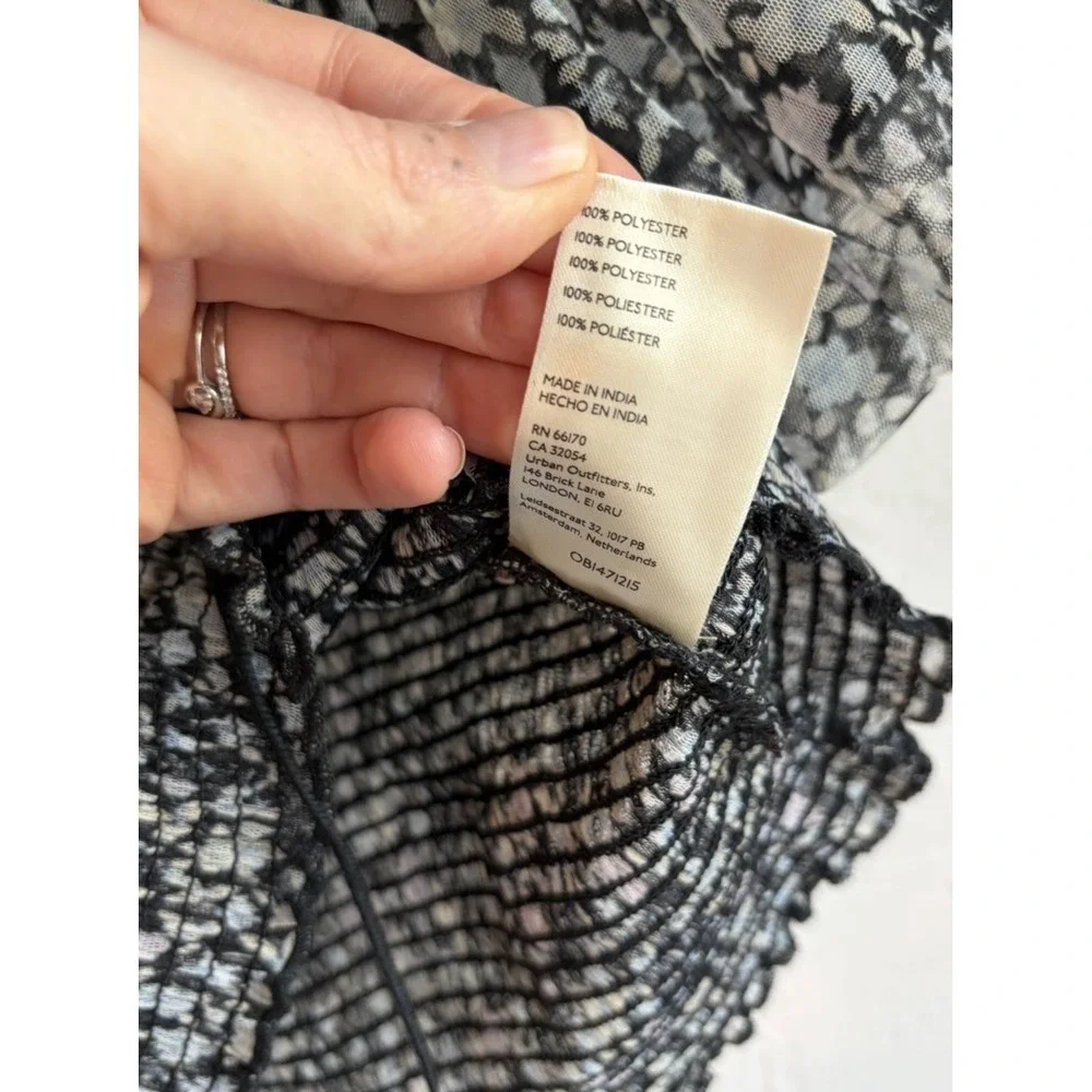 Free People sheer dark